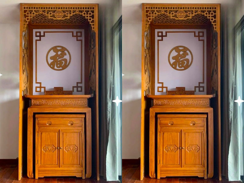 Bàn thờ chung cư nhỏ BCC006