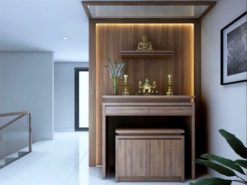 Bàn thờ gỗ công nghiệp đẹp BCC0021