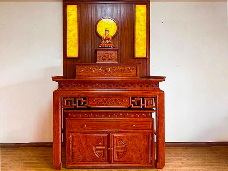 Bàn thờ hiện đại cho chung cư BCC007