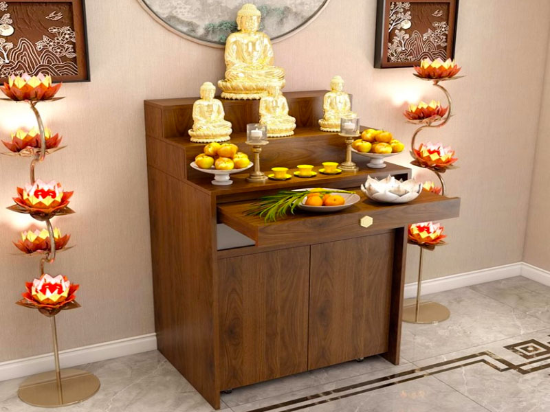 Bàn thờ phật đẹp TP001