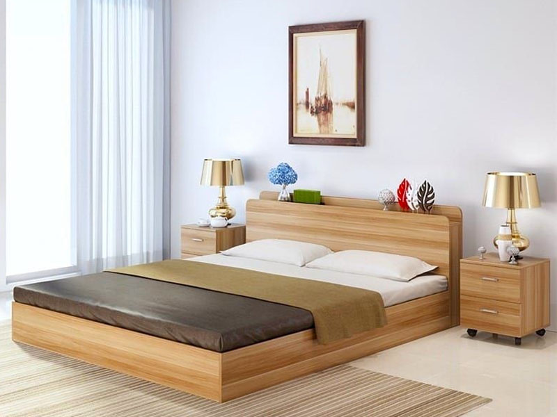 Các mẫu giường gỗ công nghiệp GCN13