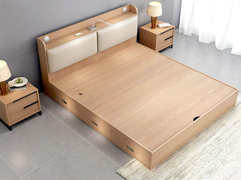 Giường gỗ công nghiệp 180x200 GCN69