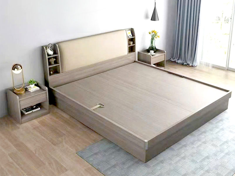 Giường gỗ công nghiệp hiện đại GCN48