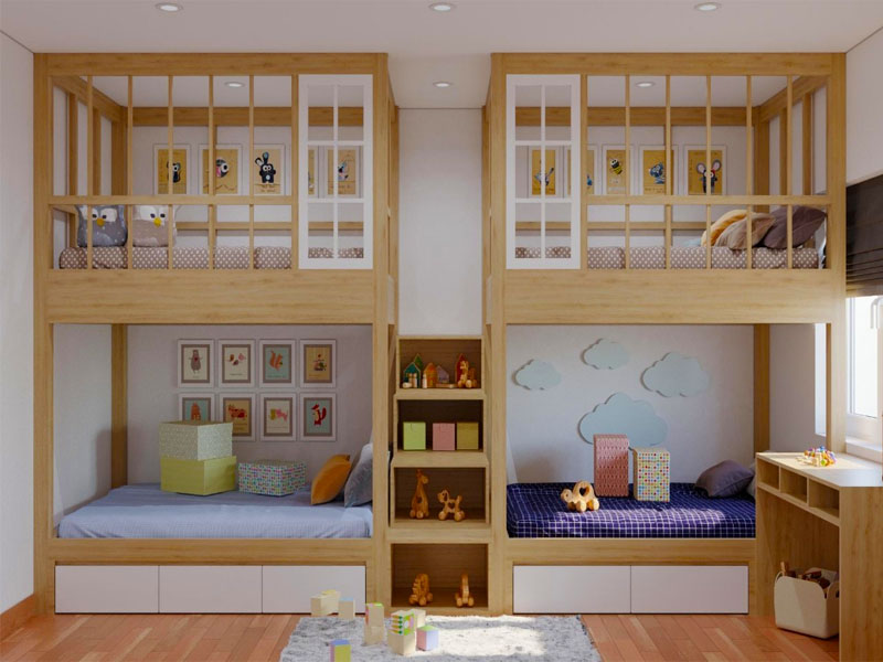 Giường ngủ 2 tầng G0029