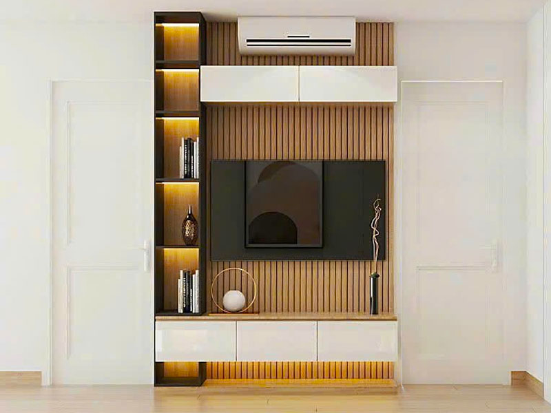 Kệ tivi treo tường gỗ công nghiệp KCN0022