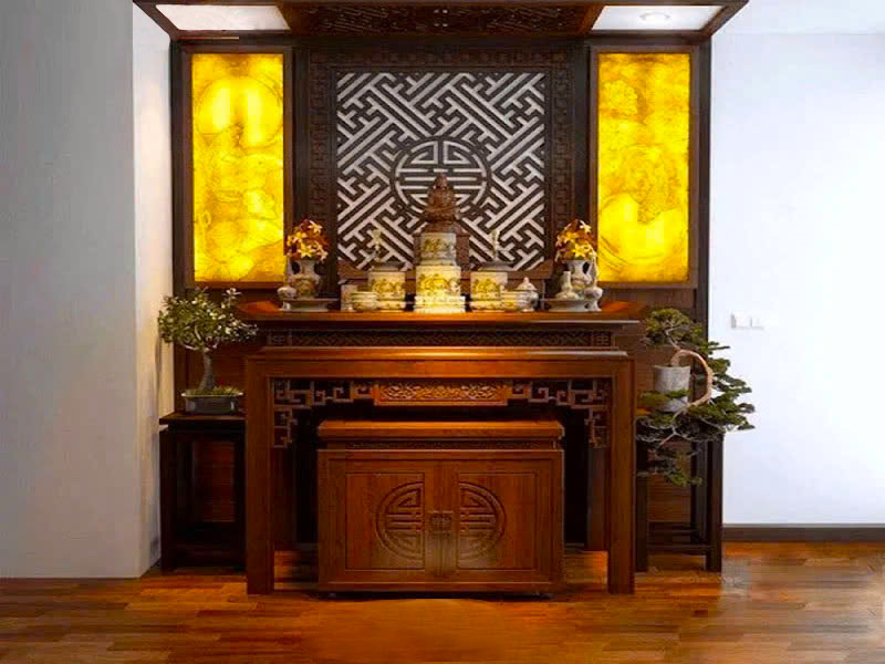 Mẫu bàn thờ chung cư hiện đại BCC003