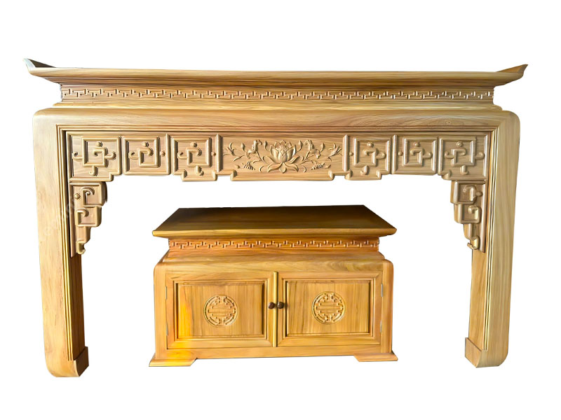 Mẫu bàn thờ gia tiên hiện đại BT0042