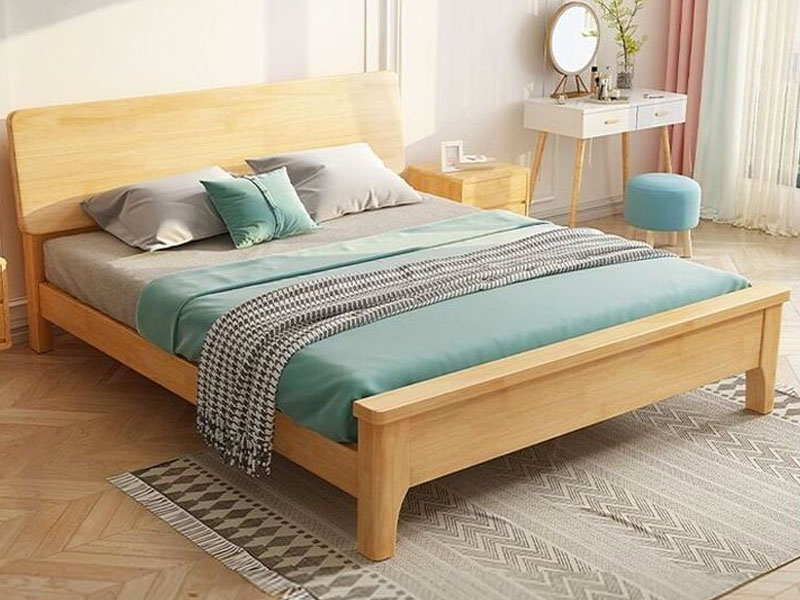 Mẫu giường ngủ đẹp đơn giản G0011