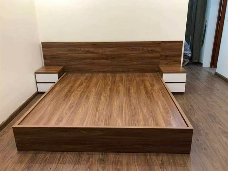 Mẫu giường ván công nghiệp GCN15