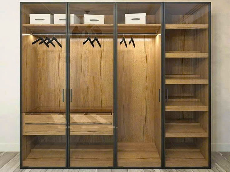 Mẫu tủ quần áo 3 buồng hiện đại TQA004