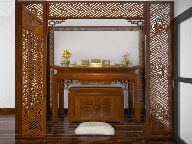 Mẫu vách ngăn bàn thờ VN0028