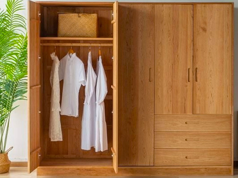 Tủ quần áo bằng gỗ TQA0035