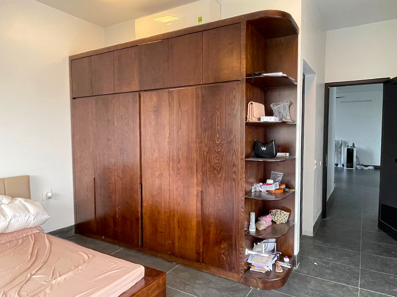 Tủ quần áo gỗ tự nhiên TQA0023