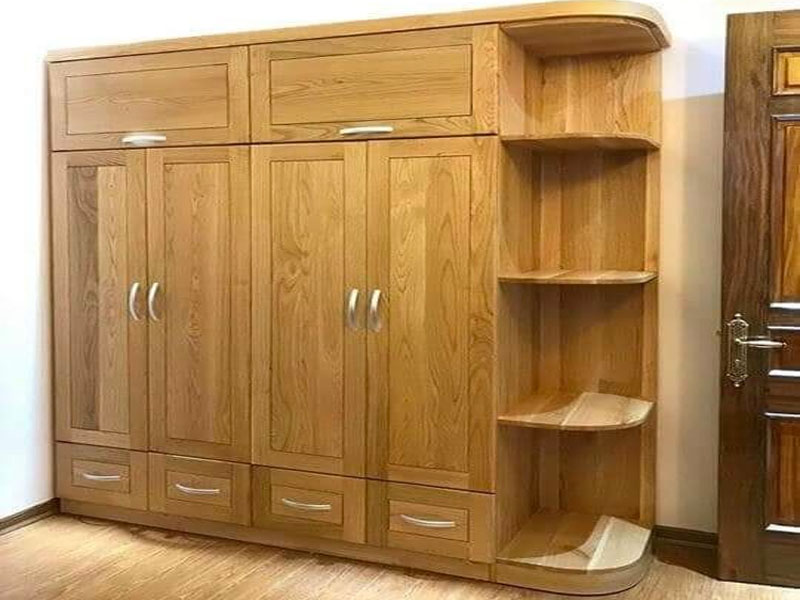 Tủ quần áo lắp ráp bằng gỗ TQA0033