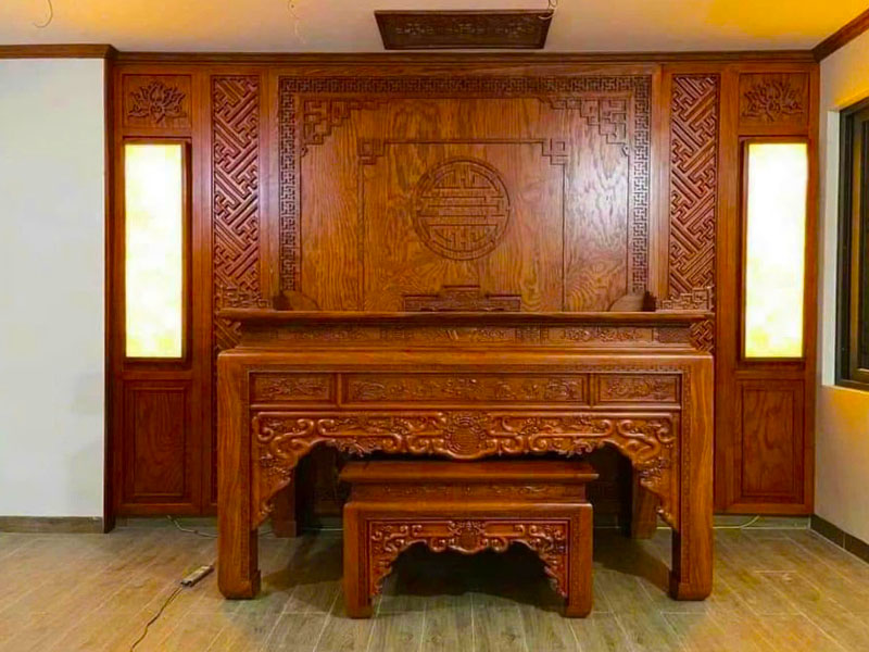 Vách ngăn bàn thờ hiện đại VN005