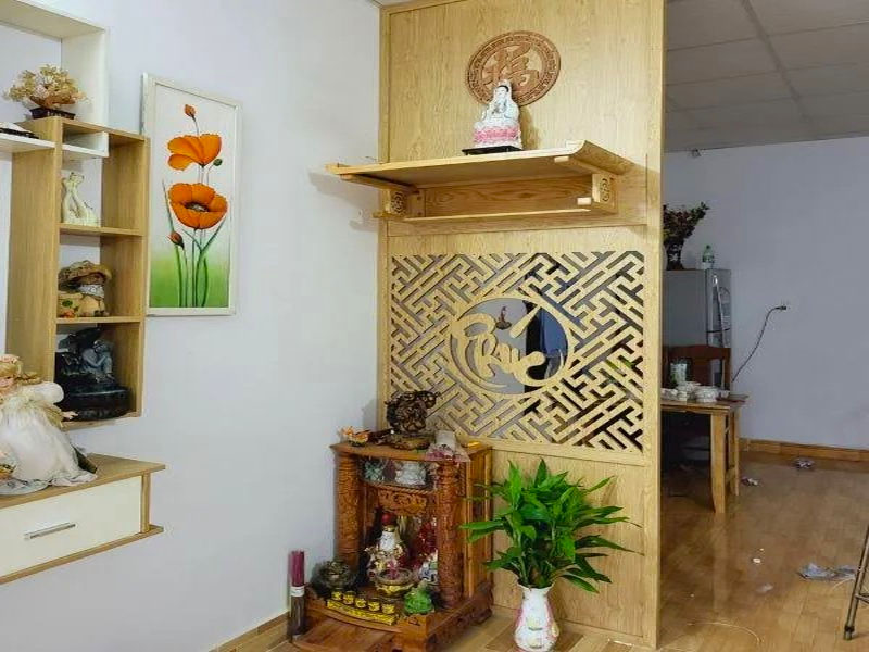 Vách ngăn bàn thờ ông địa VN0015